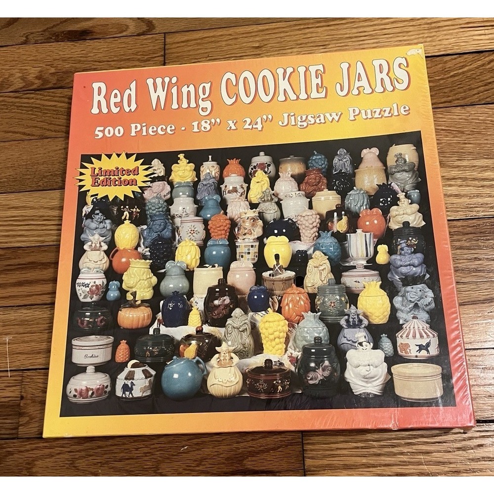 Red Wing Cookie Jars Jigsaw Puzzle 500 Pieces NIB